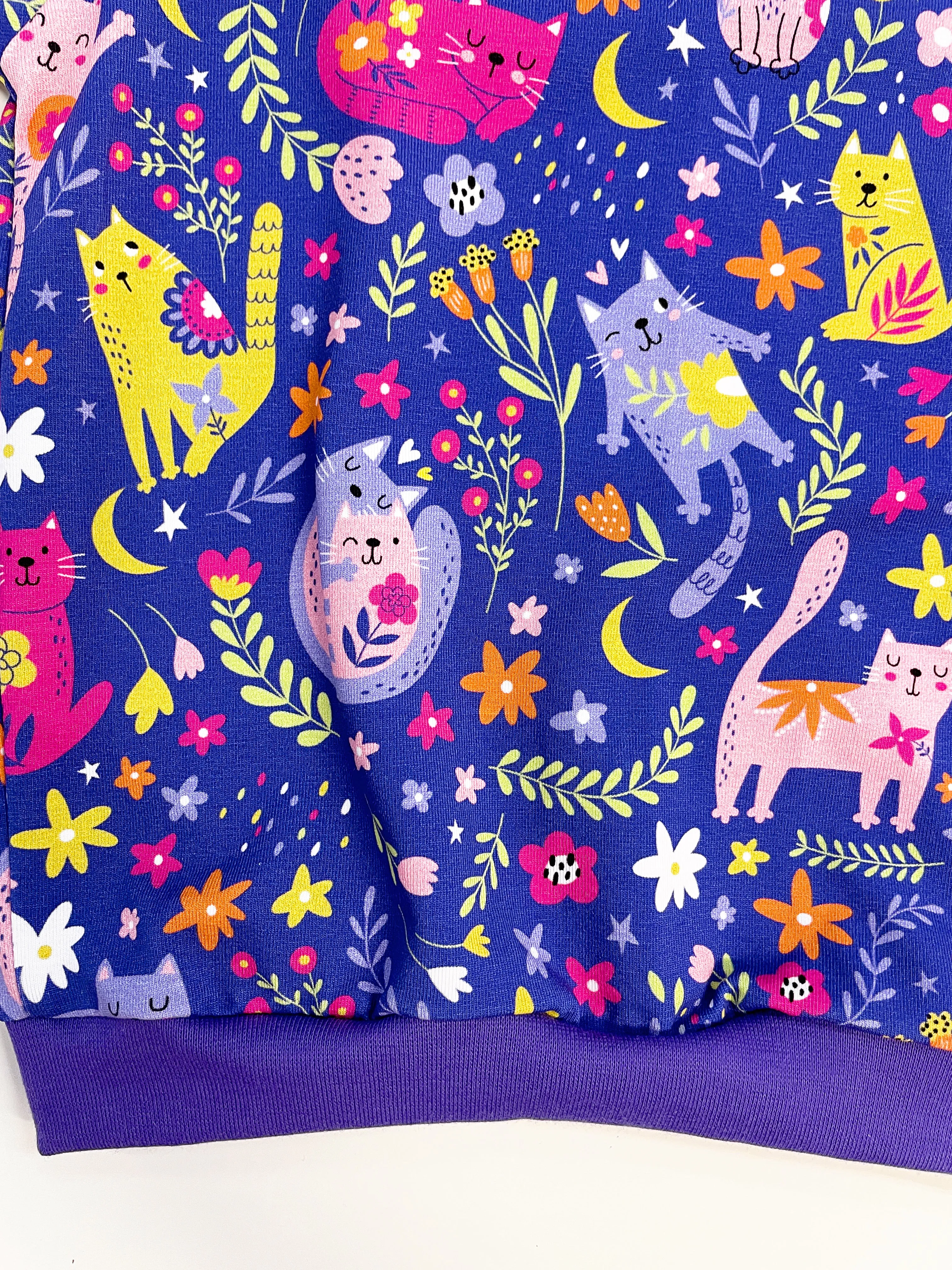 Purple Cats Organic Short Sleeve T-Shirt