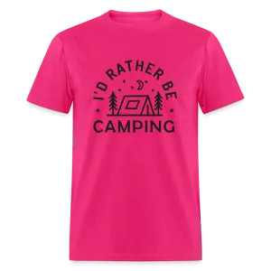 "I'd Rather Be Camping" - Nature Lover's Unisex T-Shirt for Outdoor Enthusiasts and Adventure Seekers