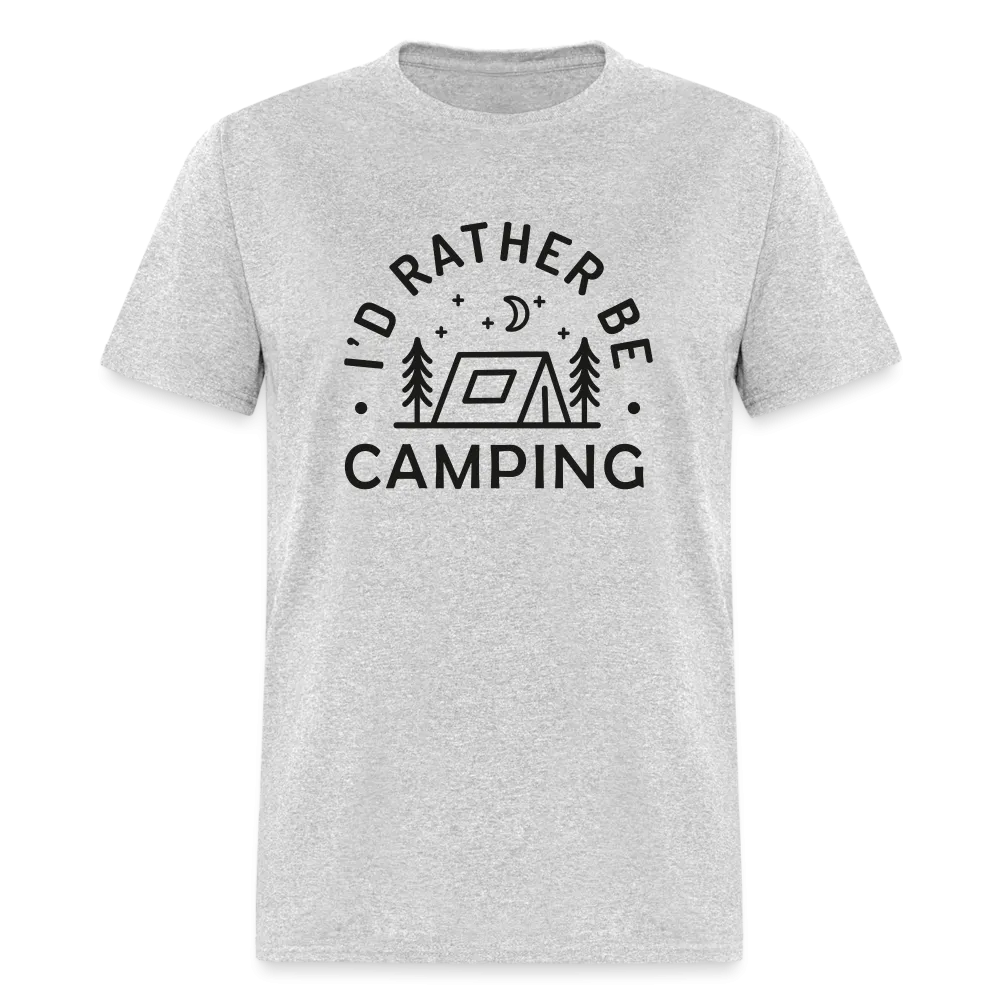 "I'd Rather Be Camping" - Nature Lover's Unisex T-Shirt for Outdoor Enthusiasts and Adventure Seekers