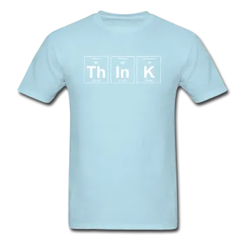 "ThInK" (white) - Men's T-Shirt