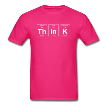 "ThInK" (white) - Men's T-Shirt