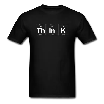 "ThInK" (white) - Men's T-Shirt