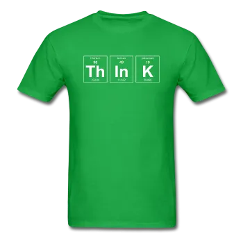 "ThInK" (white) - Men's T-Shirt