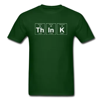 "ThInK" (white) - Men's T-Shirt