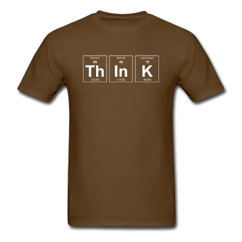 "ThInK" (white) - Men's T-Shirt