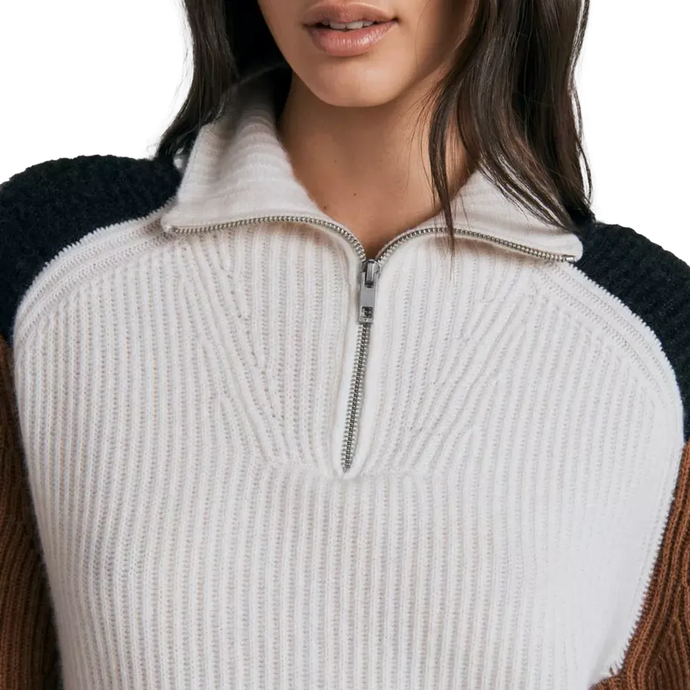 Rag & Bone Pierce Cashmere Half Zip Pullover Sweater