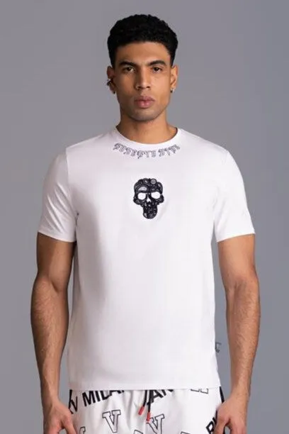 ROBERTO VINO Skull T-shirt (WHITE)