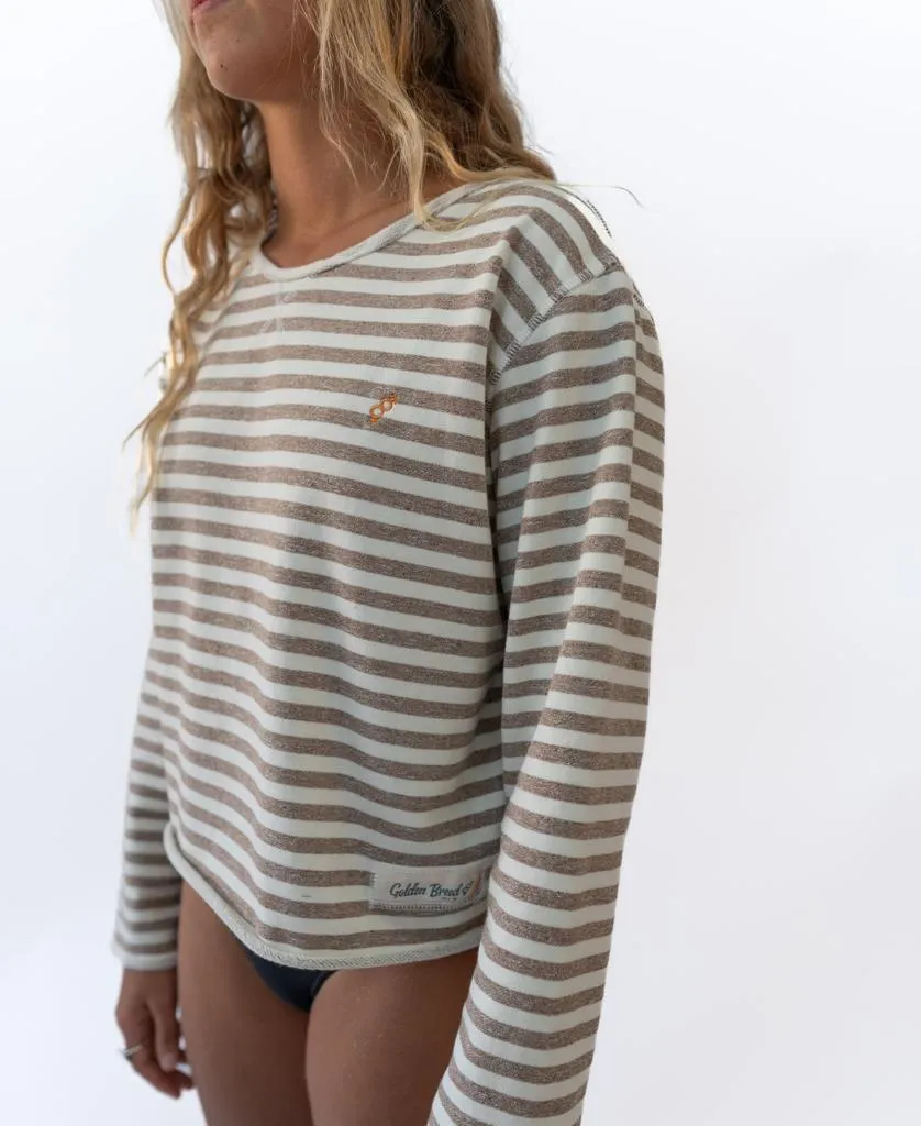 Rumer Rag Top | Mocha Stripe