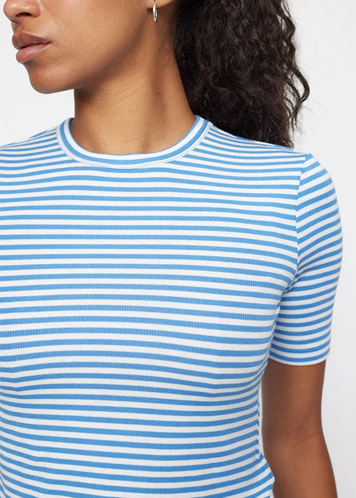 Soft Rebels Fenja Stripe SS Modal T-shirt SR124-304 Regatta