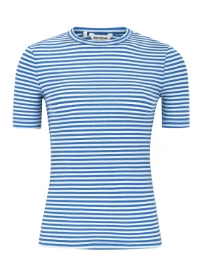 Soft Rebels Fenja Stripe SS Modal T-shirt SR124-304 Regatta