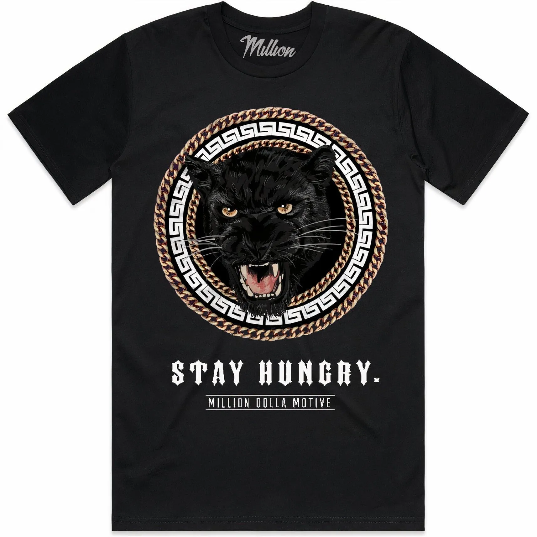 STAY HUNGRY : Black Sneaker Tees Shirt