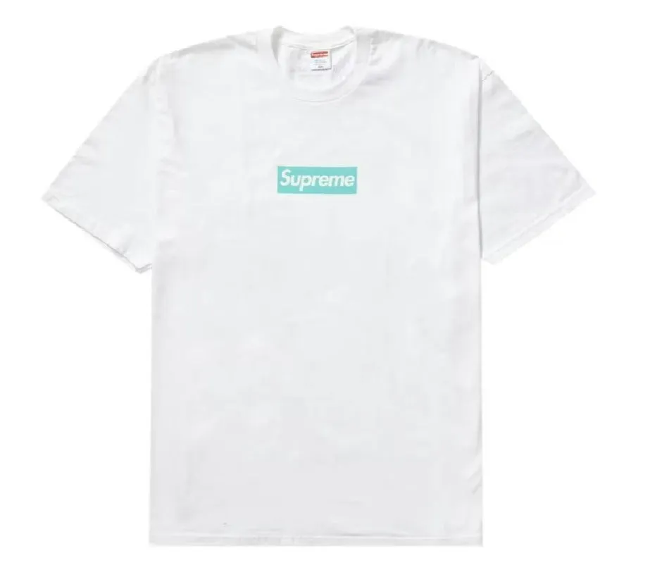 Supreme Tiffany & Co. Box Logo Tee White