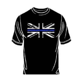 Thin Blue Line Union Flag Tshirt