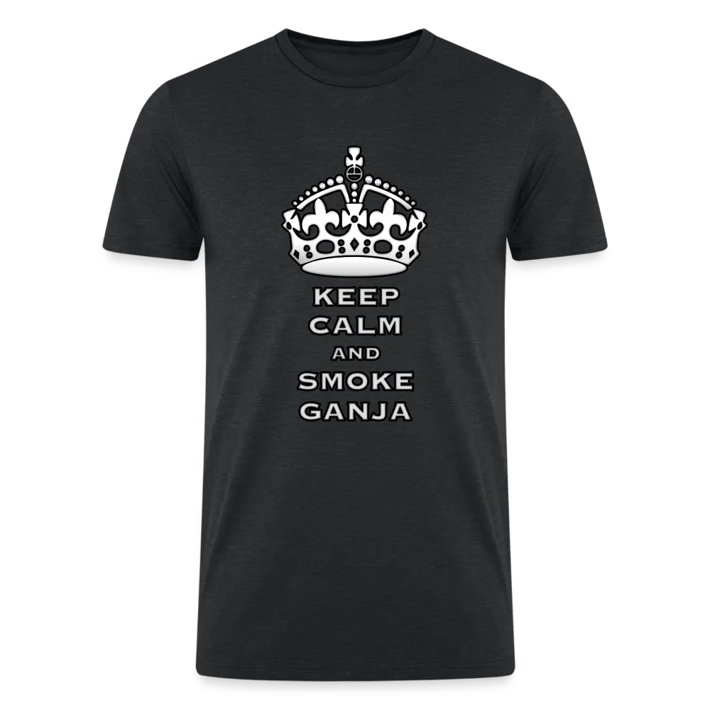 Tranquil High: Keep Calm and Smoke Ganja Tee by iZoot.com