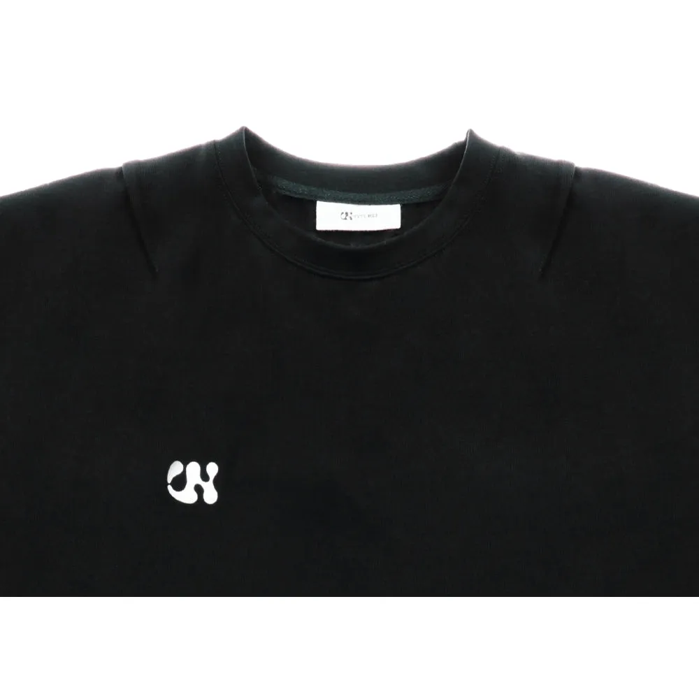 UNTITLED 003 [UN] LOGO T-SHIRT-BLACK