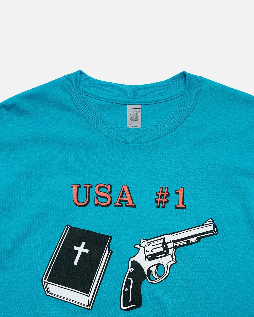 USA #1 T-shirt - Tropical Blue